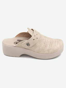 501 | Natasa | Бежевые женские медицинские сабо с закрытым носом - Milka shoes&more фото 3