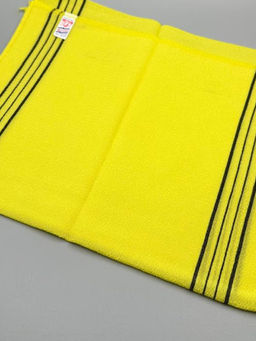 Bath Towel Мочалка-полотенце для душа с пилинг-эффектом / Long Exfoliating Towel, желтый