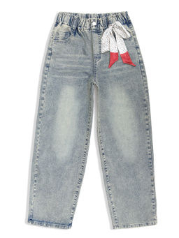 Джинсы-багги для девочек - СИНЯЯ МОДА фото 12