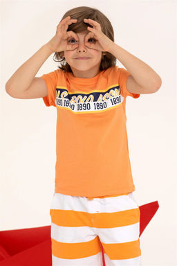 U. S. Polo Assn Детская оранжевая футболка с круглым вырезом - U.s. polo assn фото 7