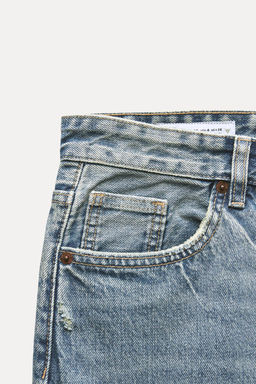 TRF RELAXED-FIT MID-RISE JEANS - Zara фото 4