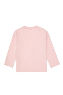 K_z _ocuk Pudra Bisiklet Yaka Sweatshirt - U.s. polo assn фото 3