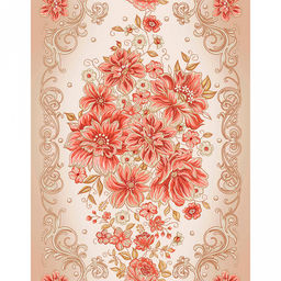 Дорожка столовая, сервировочная 50х150см "Летние мотивы-1", хлопок "Премиум" 236г/м2, упаковка классическая 28х41см, "Домашняя мода" (Россия)