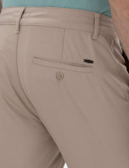 Bej Slim Fit Kanvas Pantolon