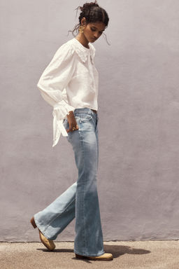 Flared Leg Ultra Low Waist Jeans - H&m фото 4