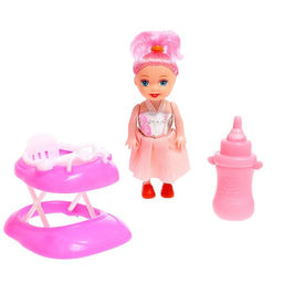 Кукла малышка Ева с аксессуарами, МИКС - Simaland фото 13