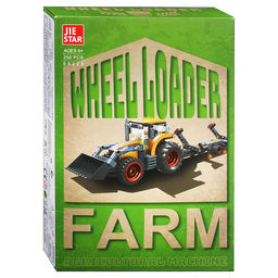 Конструктор "Сельскохозяйственный погрузчик" 250 дет. в коробке