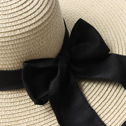 Шляпа женская MINAKU с бантом, цвет молочный, размер 58