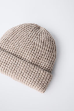 GORRO PUNTO B?SICO / Tostado - Zara фото 2