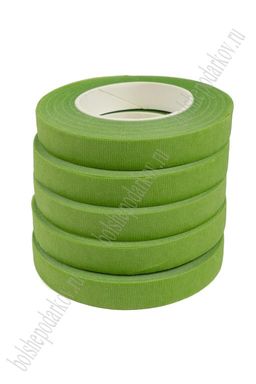 Лента флористическая 1,2 см, салатовый, SF-1568 (12 шт) №311