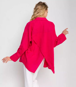 Рубашка #ОБШ1458, малиновый - Dommod фото 5