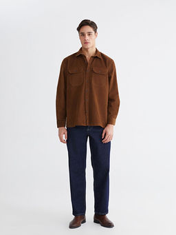 Rahat Kal?p Kadife Erkek G?mlek