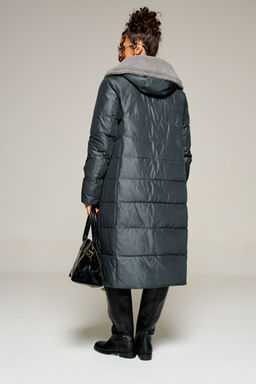 Пальто Beautiful Free 8017 иссиня-черный