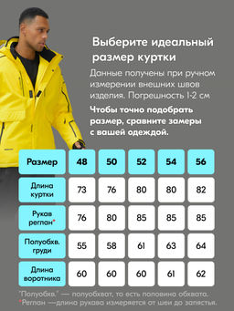 Горнолыжный костюм мужской зимний желтого цвета 390J - Leifensh фото 5