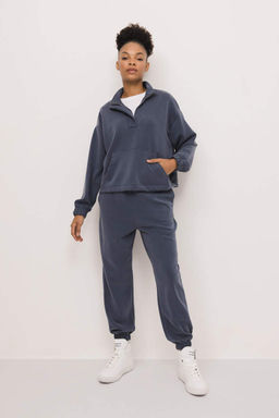 DeFactoFit Спортивная толстовка Oversize премиум-класса с высоким воротником  фото 2