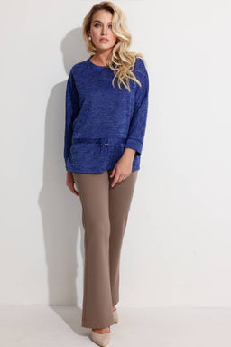 Блузка женская 4326/03/Васильковый меланж - Rise фото 3