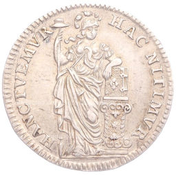 Монета 10 стуверов 1749 года Голландская республика  провинция Утрехт