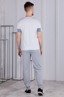 брюки спортивные 
 3.MMT003A-серый-светлый - Iron man фото 5