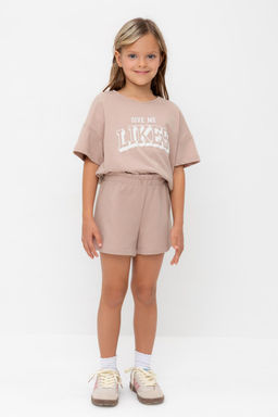 КР 400812/бежевый к559 шорты для дев