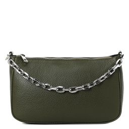 Женская сумка на плечо DIVAS BAG Артикул 3207052, бежево-зеленый