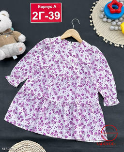 Платье для девочки с принтом