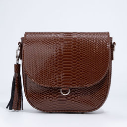 Сумка женская TEXTURA, мессенджер, маленький размер, цвет коричневый