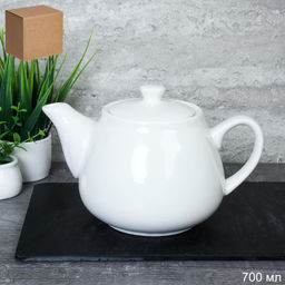 Чайник заварочный 700 мл, фарфор арт. HT-100 (730664)