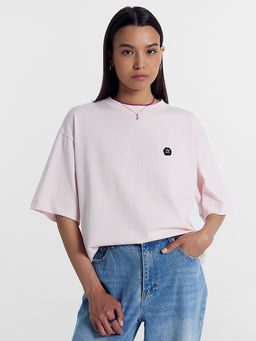 Футболка женская в светло-розовом цвете - Mark formelle фото 5