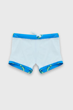 Трусы купальные для мальчиков синие с принтом крокодилы - Mark formelle фото 8