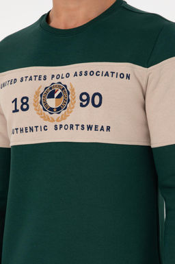 Мужской темно-зеленый свитшот Неожиданная скидка в корзине - U.s. polo assn фото 14