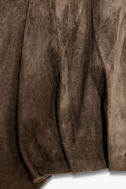 SUEDE EFFECT BOMBER JACKET - Zara фото 33