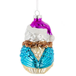 Украшение новогоднее "Сова", L7 W7 H12,5 см