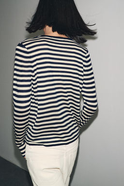 STRIPED KNIT SWEATER - Zara фото 3