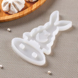 Силиконовый молд Заяц-конструктор, 12?8 см, прозрачный - Simaland фото 3