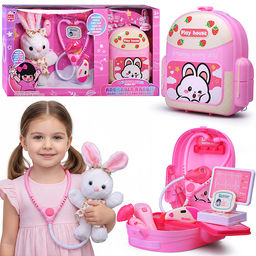 Набор доктора "Лечимся вместе" в коробке