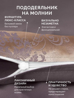 Постельное белье Карингтон 2сп Max + 4 наволочки - Ecotex фото 5