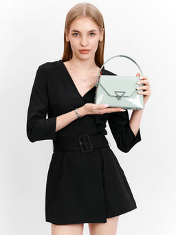 LACCOMA сумка Y2097-мятный натуральная кожа