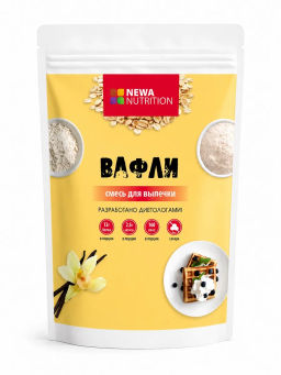 Смесь для выпечки вафли высокобелковые без сахара, ванильный вкус - Newa nutrition фото 7