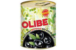 OLIBEN, маслины крупные без косточки, 290 мл