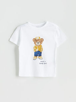 Ay? Teddy Bask?l? Erkek Bebek Ti??rt ve Tayt 2li