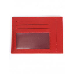 Визитница-кардхолдер Croco-В-222 н/к, 1отд, 4карм, красный матовый (16) 263930  фото 2