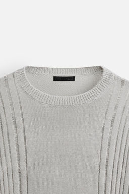 OPEN KNIT TEXTURED SWEATER - Zara фото 9