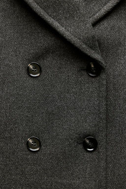 SHORT DOUBLE-BREASTED COAT - Zara фото 17