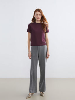 Bisiklet Yaka Kad?n Ti??rt