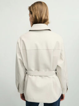 Куртка-рубашка с поясом ZR2604102208-60 / Zarina  фото 7