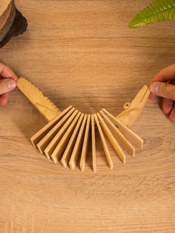 Сувенирный музыкальный инструмент трещотка Ящерица, 25?8?4 см - Simaland фото 4