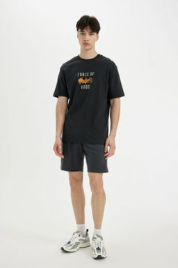 Slim Fit Dar Kesim Dar Paca Cepli Basic Duz Sort