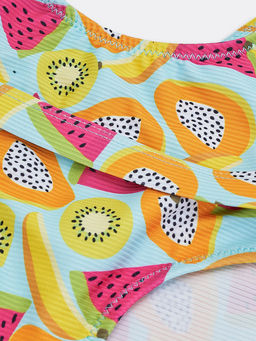 Яркий раздельный купальник с фруктовым принтом для девочек - Mark formelle фото 3