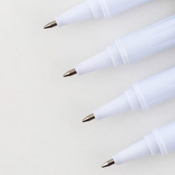 Цена за 10 шт. Ручка шариковая, синяя паста, 0.7 мм, пластиковый корпус с колпачком Яркой Весны