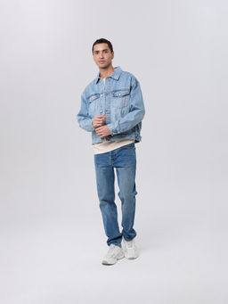 Мужская куртка джинсовая свободного кроя КЭЛВИН (CALVIN) / Lee Cooper  фото 4